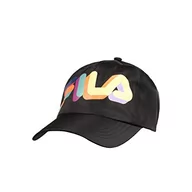 Czapki damskie - FILA Unisex BESUKI 5 Panel Street czapka baseballowa, czarna, jeden rozmiar, czarny, jeden rozmiar - miniaturka - grafika 1