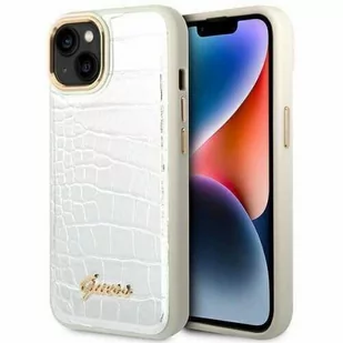 Guess GUHCP14SHGCRHS iPhone 14 6,1" srebrny/silver hardcase Croco Collection - Etui i futerały do telefonów Guess GUHCP14SHGCRHS iPhone 14 6,1" srebrny/silver hardcase Croco Collection - Etui i futerały do telefonów - miniaturka - grafika 1