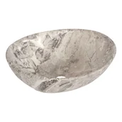 Umywalki - Basaro Umywalka ceramiczna nablatowa Atena 40 x 33 - miniaturka - grafika 1