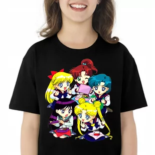 116 KOSZULKA CZARODZIEJKA Z KSIĘŻYCA CZARNA 3142 - Moda i Uroda OUTLET - miniaturka - grafika 1