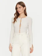 Swetry damskie - Guess Kardigan W5RR17 Z34O0 Biały Regular Fit - miniaturka - grafika 1