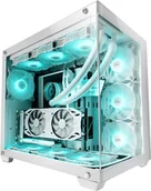 Obudowy komputerowe - Obudowa Mars Gaming MCV4 White E-ATX ATX MiniITX MicroATX Midi Szkło - miniaturka - grafika 1
