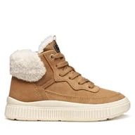 Buty dla dziewczynek - Trzewiki Geox J Laquinny Wpf J56NFA 00022 C6627 D Brązowy - miniaturka - grafika 1