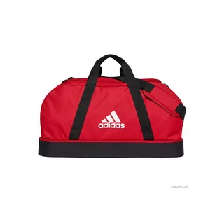 Torby podróżne - Torba adidas Tiro Duffel Bag Bottom Compartment M czerwona GH7272 - grafika 1