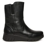 Botki damskie - Botki Caprice 9-26458-45 Czarny - miniaturka - grafika 1