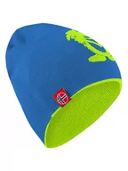 Czapki dla dzieci - Trollkids Dwustronna czapka beanie "Troll" w kolorze niebiesko-zielonym - miniaturka - grafika 1