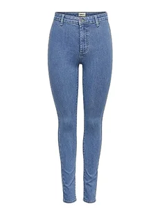 ONLY OnlBlush dżinsy damskie skinny fit, jasnoniebieski (light blue denim), L - Spodnie damskie - miniaturka - grafika 1
