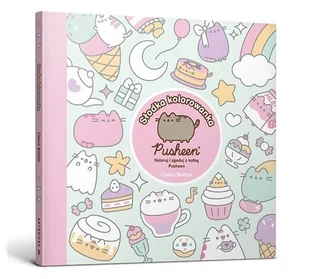 Pusheen Słodka kolorowanka Koloruj i zgaduj z kotką Pusheen - Claire Belton - książka - Literatura popularno naukowa dla młodzieży - miniaturka - grafika 1