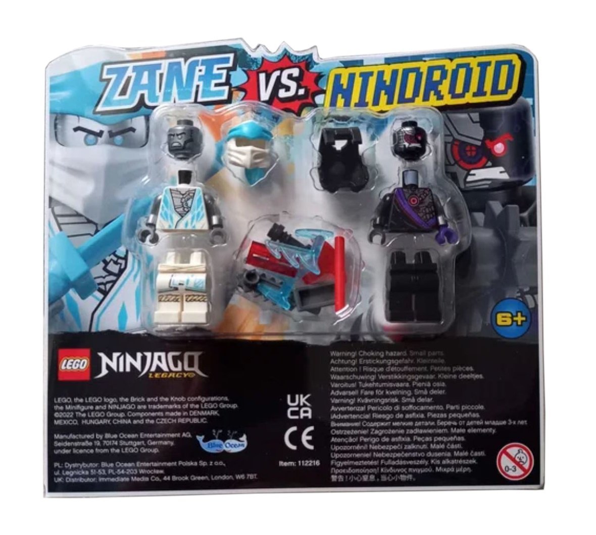 LEGO Ninjago Blister – Zane vs. Nindroid #112216