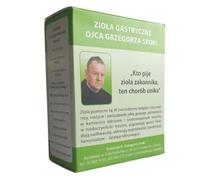 Zioła sypkie GASTRYCZNE -o.Grzegorz z Rychwałdu 120g - Zioła - miniaturka - grafika 1