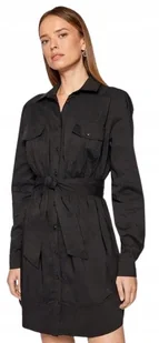 GUESS CZARNA SUKIENKA KOSZULOWA Z PASKIEM PRZED KOLANO M GXB - Sukienki GUESS CZARNA SUKIENKA KOSZULOWA Z PASKIEM PRZED KOLANO M GXB - Sukienki - miniaturka - grafika 1