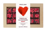 Czekolada - Czekolada gorzka z malinami - Dzień Mamy serce - miniaturka - grafika 1