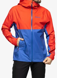 Kurtka z membraną Marmot Mitre Peak Jacket - victory red/trail blue - Kurtki męskie - miniaturka - grafika 1