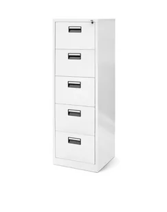 Szafa kartotekowa Sara: biała 46x163 cm (983), z szufladami, na dokumenty - Inne meble biurowe Szafa kartotekowa Sara: biała 46x163 cm (983), z szufladami, na dokumenty - Inne meble biurowe - miniaturka - grafika 1
