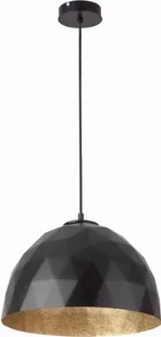 Sigma Lampa zwis DIAMENT czarno-złota do salonu 31371 - Lampy sufitowe - miniaturka - grafika 1