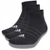 Skarpetki męskie - MĘSKIE SKARPETKI SPORTOWE ADIDAS BAWEŁNIANE CZARNE 3x PARY 43-45 XL - miniaturka - grafika 1