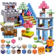 Klocki - Klocki Magnetyczne Kostki Sześciany 3D Piksele Kreatywne Zestaw Duże Opakowanie 100el - miniaturka - grafika 1