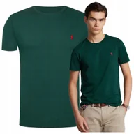 Koszulki męskie - koszulka meska polo ralph lauren bawelniana tshirt meski zielony koszulka meska polo ralph lauren bawelniana tshirt meski zielony r.L - miniaturka - grafika 1