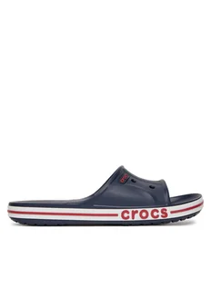 Crocs Klapki BAYABAND SLIDE 205392-4CC Granatowy - Klapki i japonki męskie - miniaturka - grafika 1