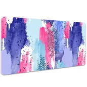 Podkładki na biurko - Mata ochronna na blat Abstrakcja akwarela 100x50 cm, Dywanomat - miniaturka - grafika 1