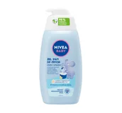 Kosmetyki kąpielowe dla dzieci - NIVEA BABY Żel 2w1 do mycia ciała i włosów z pompką 500 ml - miniaturka - grafika 1