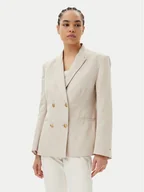 Marynarki i żakiety damskie - Tommy Hilfiger Marynarka WW0WW45466 Beżowy Regular Fit - miniaturka - grafika 1