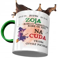 Kubki - Kubek Zielony Dla Zoi Koleżanki Żony Prezent z Nadrukiem ze Zdjęciem + Opakowanie na prezent (wzór 02) - miniaturka - grafika 1