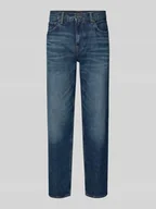 Spodnie męskie - Jeansy o kroju straight fit z czystej bawełny model ‘DOVER’ - miniaturka - grafika 1