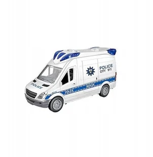 SMILY PLAY Pojazd Auto VAN radiowóz policyjny policja światło dźwięk - Samochody i pojazdy dla dzieci - miniaturka - grafika 1