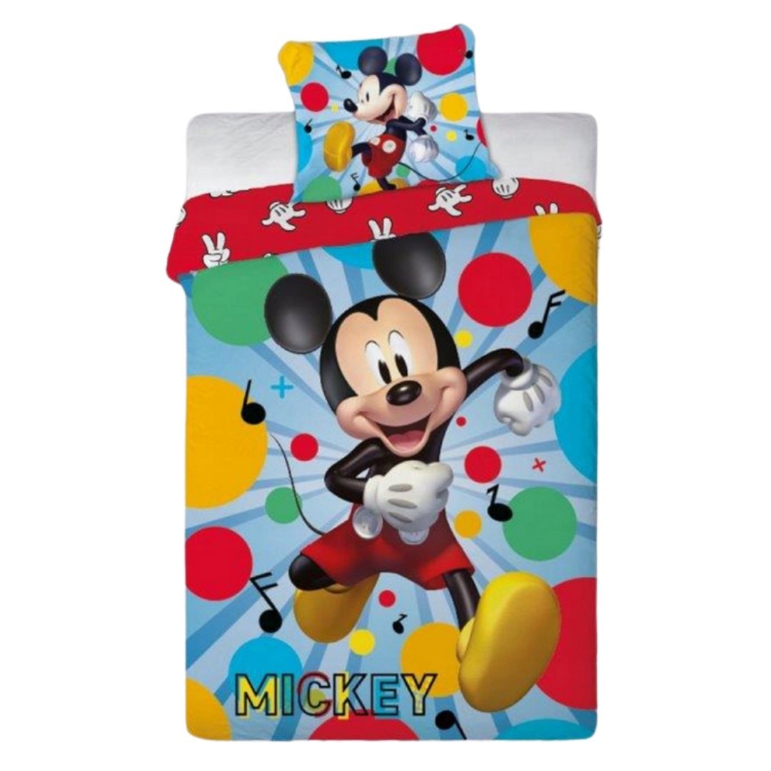 Pościel Mickey Clubhouse 160x200 70x80 Bawełna Komplet Dziecięcy