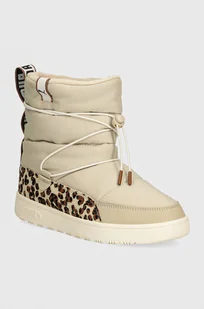 Puma śniegowce Snowbae Wns Animal kolor beżowy 398890 - Śniegowce damskie - miniaturka - grafika 1