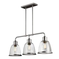 Lampy sufitowe - Feiss Zwis Vintage 3pł HOBSON FE/HOBSON/3P SN ELSFE/HOBSON/3P SN - miniaturka - grafika 1