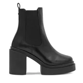 Botki damskie - Botki Badura HONDA-01-1 Czarny - miniaturka - grafika 1