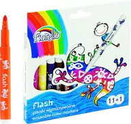 Kredki, ołówki, pastele i pisaki - Fiorello Pisaki Flash Wymazywalne 11 Kolorów +1 Fiorello 5903364276911 - miniaturka - grafika 1