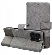 Etui i futerały do telefonów - OEM Kabura GOMMA Book do S25 FE szary - miniaturka - grafika 1