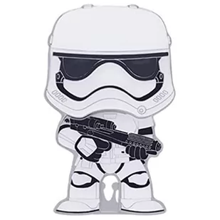 Funko Pop! Duża emaliowana przypinka Star Wars: Storm Trooper First Order - Szturmowiec - Gwiezdne Wojny Emaliowane przypinki - Urocza kolekcjonerska nowość broszka - do plecaków i toreb - Pomysł na - Plecaki - miniaturka - grafika 1