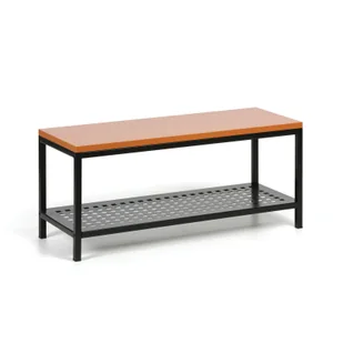 Szafka na buty, 439 x 1000 x 360 mm, czereśnia - Szafki na buty - miniaturka - grafika 1