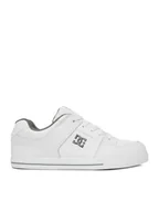 Buty dla chłopców - DC Shoes Sneakersy EO-PURE DC01783112 Biały - miniaturka - grafika 1