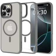 Etui i futerały do telefonów - Etui TECH-PROTECT MagEdge MagSafe do Apple iPhone 16 Pro Przezroczysto-tytanowy - miniaturka - grafika 1