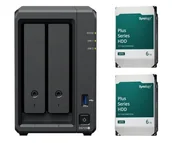 Serwery plików NAS i macierze dyskowe - Synology DS725+ 2x 6TB HDD HAT3300-6T DS725+_2x6TB (1349226+2*1161641) - miniaturka - grafika 1