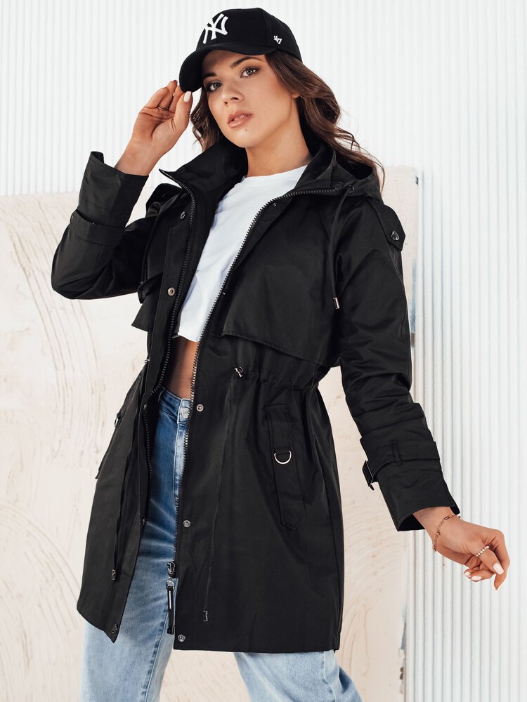 Kurtka damska parka BRENS czarna Dstreet TY4230-S
