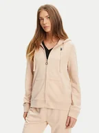 Bluzy damskie - U.S. Polo Assn. Bluza WUP1512 Beżowy Regular Fit - miniaturka - grafika 1