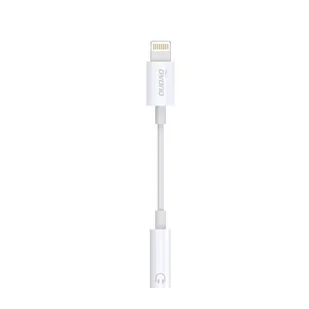 Dudao kabel przejściówka adapter słuchawkowy certyfikat MFI (Made For iPhone) 3,5 mm mini jack - Lightning 8 cm biały (L13Pro white) - Kable USB - miniaturka - grafika 2