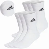 Skarpetki męskie - Adidas Nowe Skarpety Skarpetki Zestaw Białe 37-39 6 Par5 - miniaturka - grafika 1