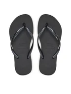 Klapki i japonki damskie - Havaianas Japonki 4000030.0090 Czarny - miniaturka - grafika 1