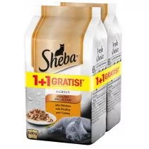 Sheba Mini dania drobiowe w sosie 2*6x50g - Mokra karma dla kotów - miniaturka - grafika 1