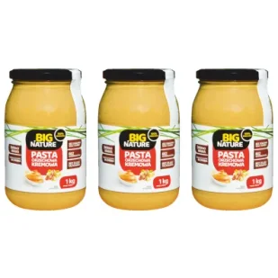 Big Nature Krem orzechowy kremowy Zestaw 3 x 1 kg - Słodkie kremy i masła - miniaturka - grafika 1