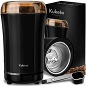 Młynki do kawy - Młynek elektryczny Kuketo Elektryczny młynek do kawy Kuketo Milly 200W 200 W czarny - miniaturka - grafika 1