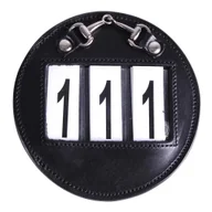 Koszulki jeździeckie - Numerki startowe QHP Ricki (2-pack) czarne/srebrne - miniaturka - grafika 1