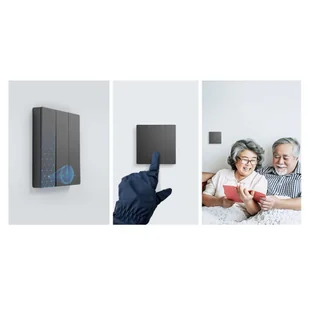 Sonoff inteligentny 3-kanałowy przełącznik ścienny WiFi czarny (M5-3C-86) - Systemy inteligentnych domów - miniaturka - grafika 8